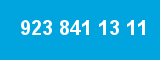 923 841 13 11